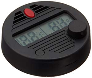 Quality Importers HygroSet II Round Digital Hygrometer for Humidors