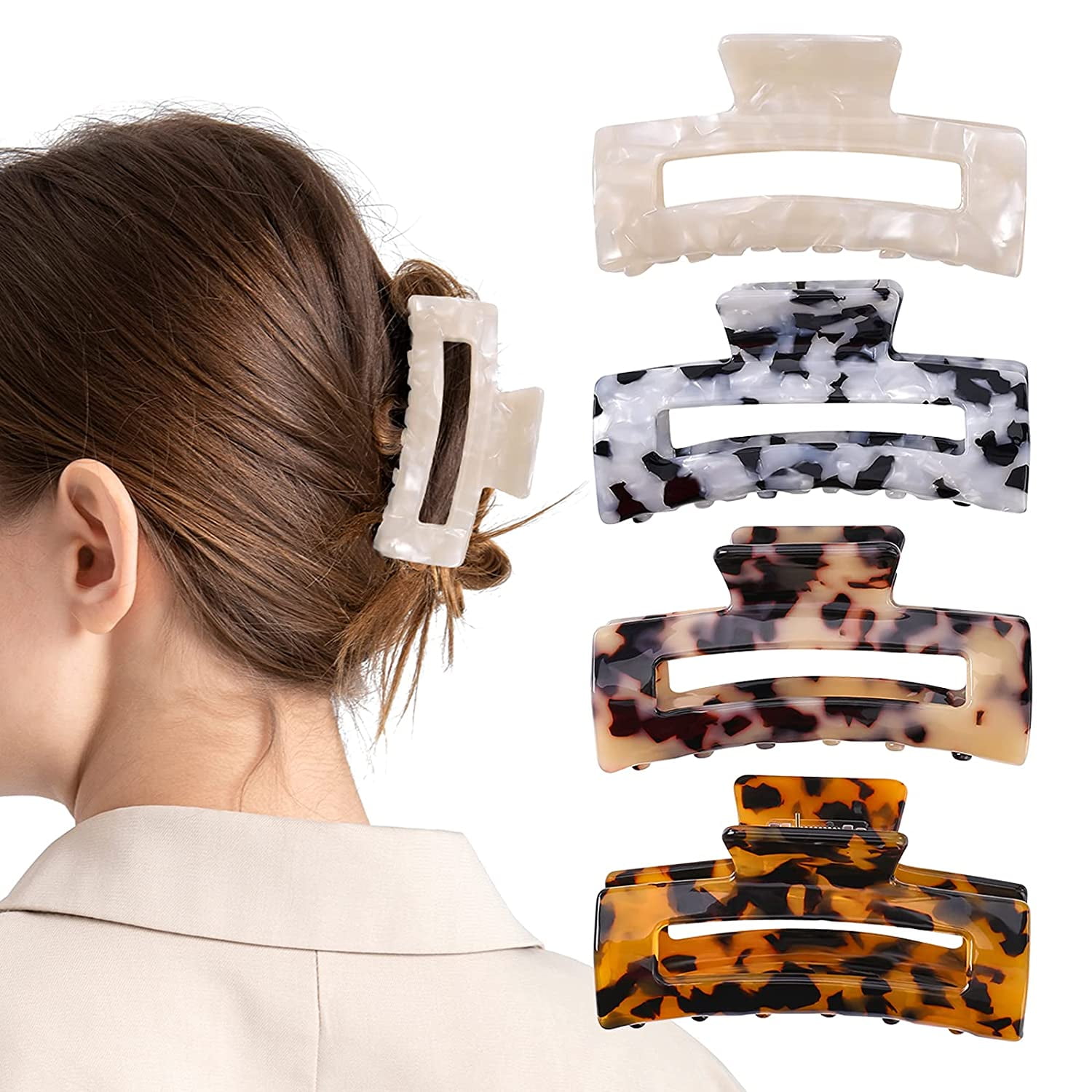 bun ponytail hair band fashion accessory wide Scrunchies SONG BIRDS Springtime Oversized