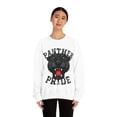 thumbnail image 2 of Vintage Panther Mascot Sweatshirt, Panther School Spirit Football Shirt White Small, 2 of 6