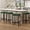 Green, variant on Kicctian Bar Stools Set of 4 – 24" Counter Height Leather Barstools with Irregular Legs, Compact for Small Spaces, Kitchen Home Bar Dining Room, Caramel,Brown