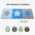 thumbnail image 4 of GFDYREE Playmat Set 16-Piece Stars, Blue/Grey, 4 of 6