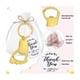 thumbnail image 3 of 20 Pzas Regalo De Baby Shower Huellas Llaveros Saca Corchos DORADO, 3 of 4