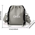 thumbnail image 2 of Crossbody Bag for Women Drawstring Bucket Bag Waterproof Small Purses with Detachable Strap, 2 of 7
