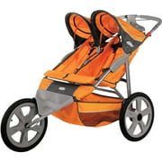 InStep - Flash Fixed Wheel Double Jogging Stroller, Orange