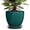 Blackish Green, variant on Wliror 6 Inch Mint Green Ceramic Plant Pot with Drainage – Cool Pastel Planter for Indoor Plants, Succulents, Herbs