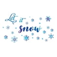 thumbnail image 1 of Bewildely Adhesivo de pared moderno, calcomanía de copo de nieve de PVC, papel tapiz decorativo, pegatinas de dormitorio personalizadas para el Decoración del hogar, 1 of 6