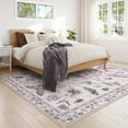 thumbnail image 5 of Moynesa 6'x9' Insect Print Washable Area Rugs, Soft Rugs for Living Room Ultra-Thin Non-Shedding Modern Bedroom Rug, Stain Resistant Throw Rug Large Carpet for Dining Room Kids Nursery,Pink, 5 of 7
