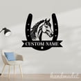 thumbnail image 2 of Handmadetneonsign Horse Head Metal Wall Art Light, Horseshoe Metal Sign Wall Decor, Horseshoe Metal Decor 49616, 2 of 5