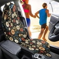 thumbnail image 3 of Uorisanigo Car Seat Towel Covers Front Seats Waterproof Aesthetic Flowers Bucket Towel Seat Covers Fits for Most Vehicles , Auto Accessories Protectors Decor Easy to Install, 3 of 6