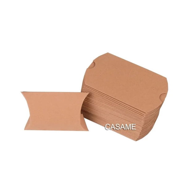 Caja de Papel Kraft de colores para dulces, bolsas de embalaje para regalos de Navidad, recuerdos de boda, decoraciones para fiestas de cumpleaños, 10/20/30 piezas