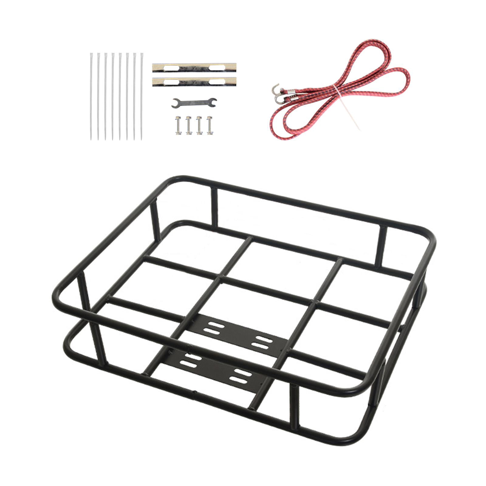 harayaa Bike Basket Bike Basket Bike Accessories Front Handlebar Front Bike Basket Rear 48cmx38cm