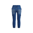 thumbnail image 4 of Girls Jeans 2 Pack Stretch Denim, Dark and Light Blue Wash,Skinny Jeans for Girls, 4 of 7