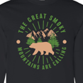 thumbnail image 4 of Inktastic The Great Smoky Mountains Are Calling Long Sleeve T-Shirt, 4 of 5