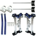 thumbnail image 6 of Drywall Stilts 18 - 30 inch Grade Adjustable Auminum Tool Stilt Silver for Painting Cleaning, 6 of 6