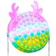 thumbnail image 1 of Juguetes de bandolera, juguetes sensoriales, útiles escolares Mochila Bolsa de silicona Pop para niñas MFZFUKR 221836-4, 1 of 8