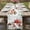 Red, variant on Table Runner 48 Inches Long for Kitchen Dining, Red Mushrooms Dresser Scarf Farmhouse, Dining Table Decorations for Wedding/Parties, Eucalyptus Leaves Summer Botanical Rustic 13 x 48 In