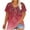 Red, variant on Staron Summer T-Shirts for Women Plus Size V-Neck Casual Vintage Print Short Sleeve Loose Basic Tee, Purple 3XL