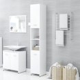 thumbnail image 6 of vidaXL Bathroom Furniture Set 3 Pieces Chipboard Storage Cabinet Multi Colors, 6 of 75