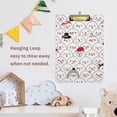 thumbnail image 5 of FMSHPON Christmas Funny Snowman Cute Clipboard Hardboard Wood Nursing Clip Board and Pull for Standard A4 Letter 13x9 inches, 5 of 5