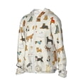 thumbnail image 2 of Pofeuu Dogs Funny Pets Print Sun Protection Outdoor Lightweight Full Zip UV Cooling Hoodie Long Sleeve Summer Clothing for Outdoor Hiking-3X-Large, 2 of 5