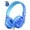 Blue & Green, variant on Kids Headphones with Microphone Children Girls Boys Teen Lightweight Foldable Wired Headset for School, Travel, Online Learning, 3.5mm Audio Jack for Phone, Tablet, PC, Chromebook