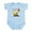 Sky Blue, variant on CafePress - I Dig Being 1 Body Suit - Baby Light Bodysuit, Size Newborn - 24 Months