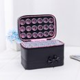thumbnail image 2 of Zootealy Diamond Storage Box with 54 Bottles Bowknot Pattern Portable Storage Bag with Double Zippers for Painting Accessories Tool Nail Art Rhinestones, 2 of 8