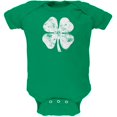 thumbnail image 1 of Journée de la Saint-Patrick - une Pièce Bébé Douce Vert Kelly en Vieilli Shamrock, 1 of 1