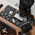 thumbnail image 2 of Long Mouse Pads for Desk,Black Gothic Hand Eye Pattern Desk Mats on Top Of Desks, Desk Mouse Pad Extra Large with 3mm Non-Slip Base and Stitched Edge for Gaming,Office,Work,Home 35.4"x15.7", 2 of 6