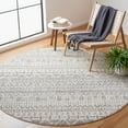 thumbnail image 2 of SAFAVIEH Tulum Emmett Oriental Area Rug, Ivory/Grey, 6'7" x 6'7" Round, 2 of 7