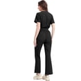 thumbnail image 2 of Niaahinn Women's Medical Scrubs Set - Quick Dry V-Neck Top with Pants, Multiple Pockets, Adjustable Drawstring, 10 colors, 2 of 7