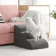 thumbnail image 3 of Escaleras para Perros, rampa para Camas Altas y sofás, con Cubierta de Tela Impermeable, Antideslizante y Duradera, Ideal para Perros pequeños, Gatos o Mascotas (Gris, 3 escaleras, 1), 3 of 6