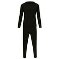 thumbnail image 6 of Tweang Thermal Base Layer Womens Ski Thermal Underwear for Women Set Long Underwear Women Long Johns Thermal Set Underwear Set Thermals for Women Black L-3XL, 6 of 6