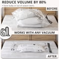 thumbnail image 2 of Vacuum Storage Bags, Compression Packing Space Saver Seal Bags for Clothing Bedding Comforters Blankets Pillows, 36 Combo, 2 of 5