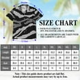 thumbnail image 4 of Netecom Grey Tiger Stripe Camouflage Hawaiian Shirt for Men, Vintage Style, Button Down Summer Beach Short Sleeve, S-5XL, 4 of 6