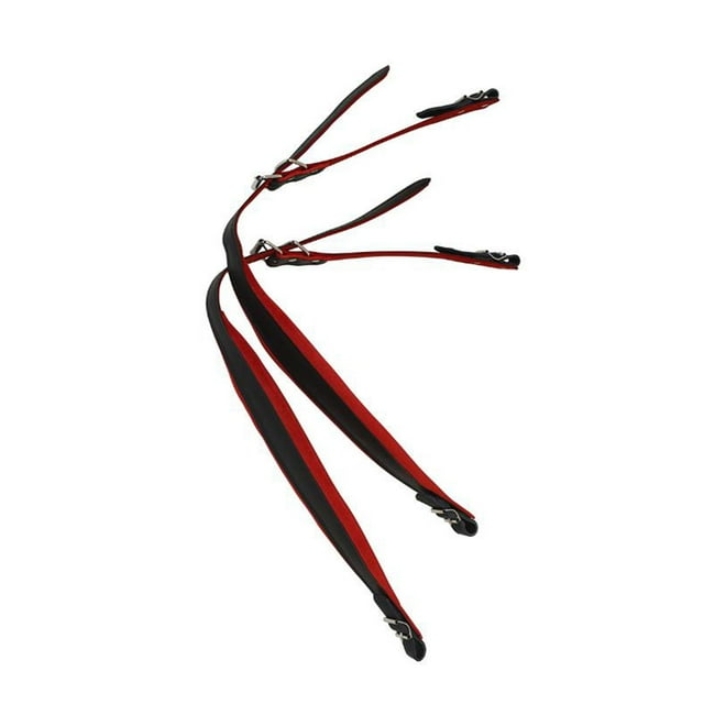 Correas de hombro CUTICAT para acordeón cuero Rojo ajustable