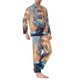 thumbnail image 2 of Fotbe Sailing Ship Ocean Sunset Pijama de Hombre con Estampado de Manga Larga, Conjunto de 2 Piezas, Ropa de Dormir Suave y Cómoda con Bolsillos-X-Large, 2 of 7