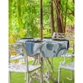 thumbnail image 3 of Fsddascl Lemon Leaves Outdoor Tablecloth - 60 Inch Round Dining Table Cover, Garden Floral Branch Leaf Summer Fruit Waterproof Outdoor Table Cloth with Umbrella Hole & Zipper for Picnic/Patio/Party, 3 of 7
