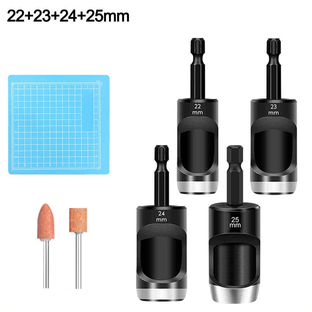Leather Hole Puncher Hex Shank 1/4 Handle Belt Punch For Punching Accessories 22+23+24+25Mm
