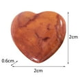 thumbnail image 5 of Desk Accessories Promotion Sale! Nomeni 20Mmx20Mmx6Mm Natural Crystal Love Ornament Gift Non-Porous Peach Heart Eye Stone Heart-Shaped Pink Crystal Stone, Home Decor Clearance Sale, 5 of 5
