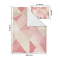 thumbnail image 5 of Red Pink Modern Art Geometric Duvet Cover and Pillowcase Set for Single Bedding, Bedroom Accessories for Kids Teens, 5 of 5