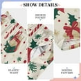 thumbnail image 6 of FORMRS Boys Pajama Pants with Pockets Size 11-12Y Kids Lounge Sleep Bottoms, Christmas Floral, 6 of 8