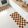 thumbnail image 5 of Indoor/Outdoor Custom Size Low Profile Runner Rug with Non-Slip PVC Backing - Water Resistant- 31'' & 36'' & 42'' wide-Runner Rugs for Hallway, Entryway, Deck, Kitchen, Office, Garage- Checkered, 5 of 5
