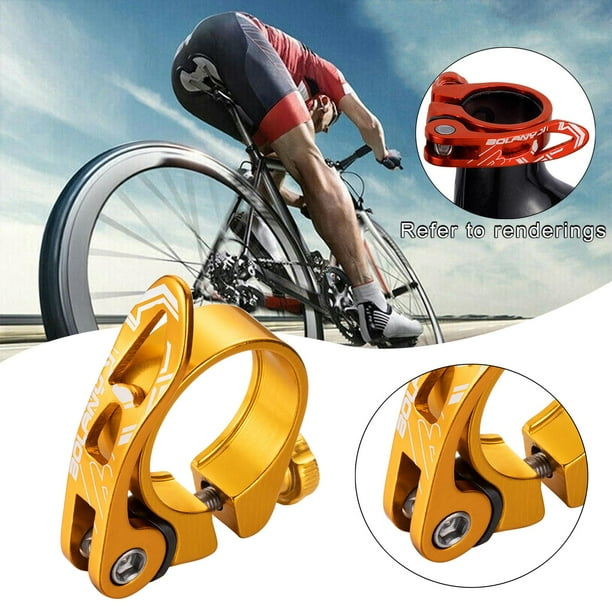 Abrazadera de de sillín de bicicleta, abrazadera de asiento de aleación de aluminio anodizado, Collar de de sillín para 318 mm Cola abrazadera de tija de sillín de bicicleta