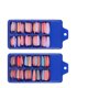 thumbnail image 2 of 200 Piezas de Acrílico Extra Larga Prensa en Uñas Ataúd Uñas Postizas Artificiales Color Sólido Cobertura Completa Uñas Postizas Brillantes para Mujeres y Niñas Salón de Arte de Uñas Ormromra HMHZ347-2, 2 of 6