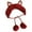 Brick red, variant on Fox Hat for Cat Beanies Knitted Winter Kitty Hat Solid Hip-Hop Skullies Hat Cap Accessory Gifts Warm Winter Lovely Chris