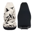 thumbnail image 6 of XYZCANDO Crow Pattern Car Front Seat Covers for Man Interior Accessories Vehicle Interior Accessories Anti-Slip Elastic, for Truck Auto SUV, 6 of 10