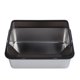 thumbnail image 1 of Caja De Arenas Para Gatos De Acero Inoxidable, Bandeja De Arenas Para Gatos De Lados Altos De Metal, Caja De Arenas Para Gatos Grande Con Entrada Superior Antisalpicaduras Con, 1 of 7