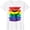 White, variant on Pride Month Merch LGBT Rainbow Fist LGBTQ Pride Gift T-Shirt