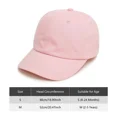 thumbnail image 4 of 2Pcs Baby Baseball Cap Toddler Hat for Boys Girls Baby Sun Hat Cotton Kids Baseball Hat Infant Hat Cap (White & Dark-pink,2-4 Years), 4 of 6